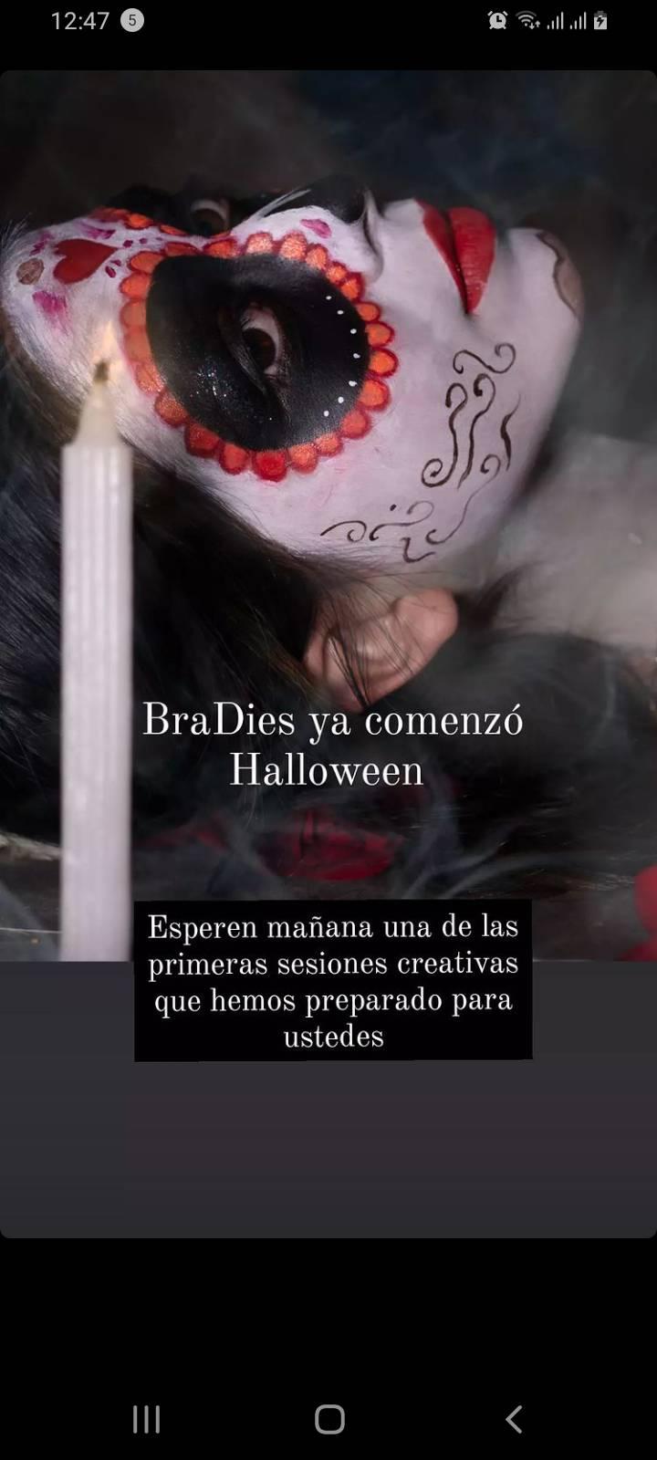 Maquillaje Halloween en tonos oscuros